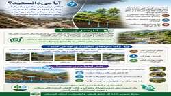 آبخیزداری و آبخوانداری؛ راهکاری برای مهار سیلاب و ذخیره آب